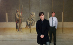 Invasion of the pyramids! Watch Matmos’ bizarre ‘Very Large Green Triangles’ video