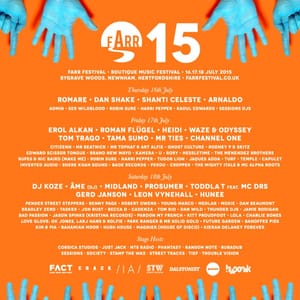 Farr Festival reveals day-by-day lineup breakdown for 2015