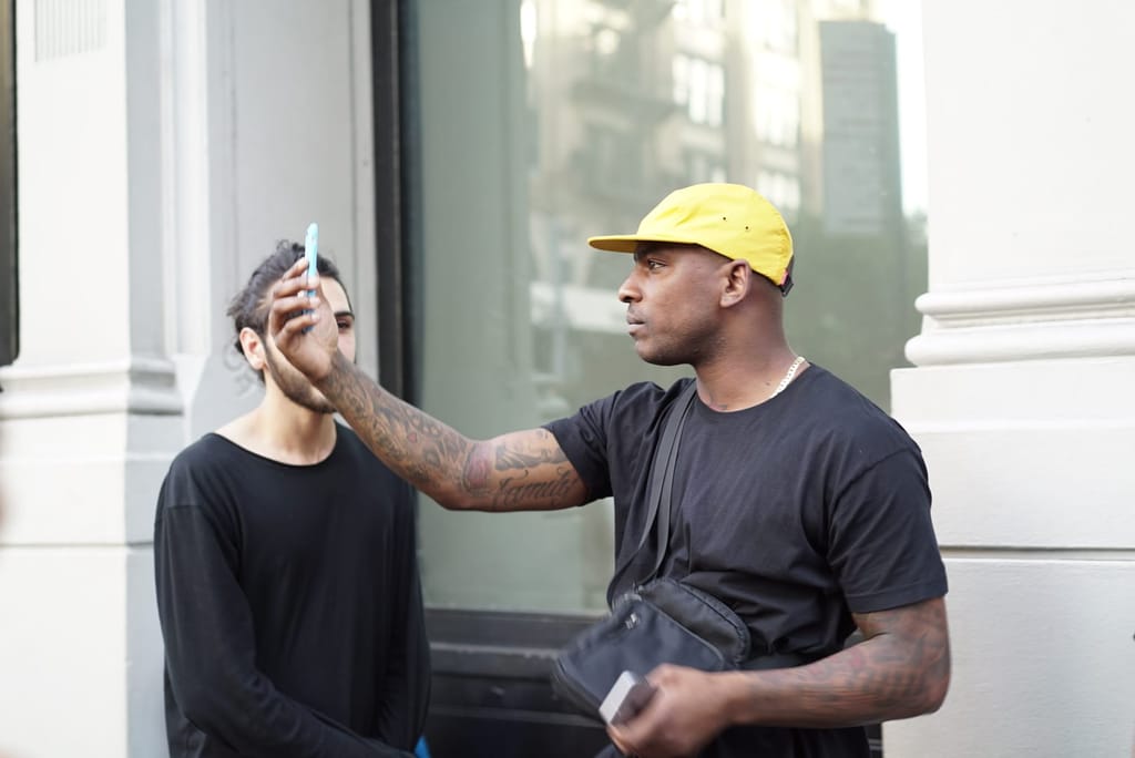 Watch Skepta give out his new mixtape in SoHo, New York City