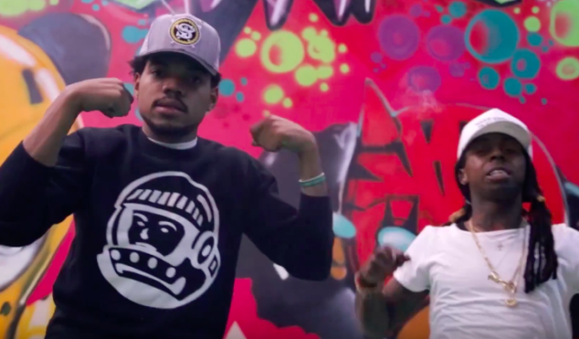 Chance The Rapper brings DJ Khaled, Young Thug and more to a skate park party in ‘No Problem’ video