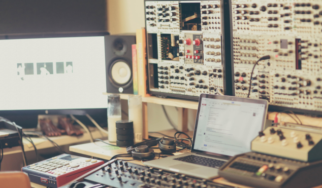 Inside Stranger Things composers S&nbsp;U&nbsp;R&nbsp;V&nbsp;I&nbsp;V&nbsp;E’s studio