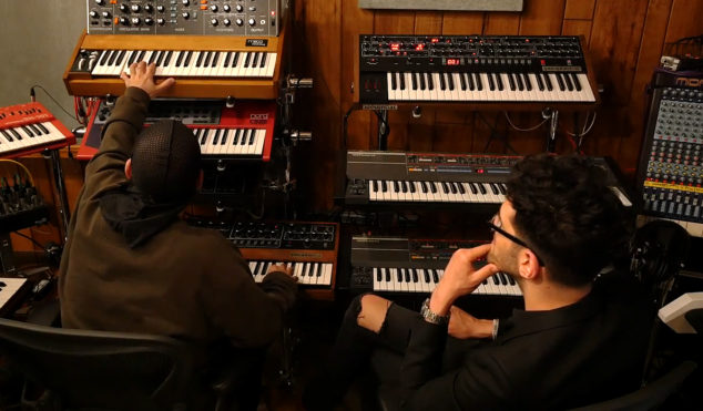 Chromeo’s Californian studio is a synth wonderland