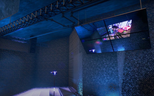 Explore an indigo basement warehouse club in Lawrence Lek’s ‘Equinox 秋分’