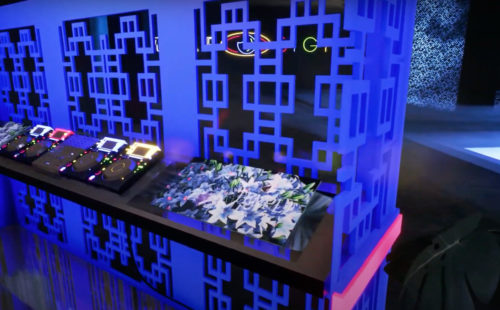 Descend into a neon-lit nightclub in Lawrence Lek’s ‘Hermitage 隐居’