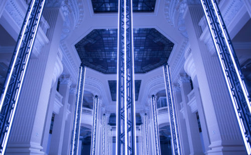 NONOTAK Studio transforms the Farol Santander in Porto Alegre, Brazil in ‘GIANTS’
