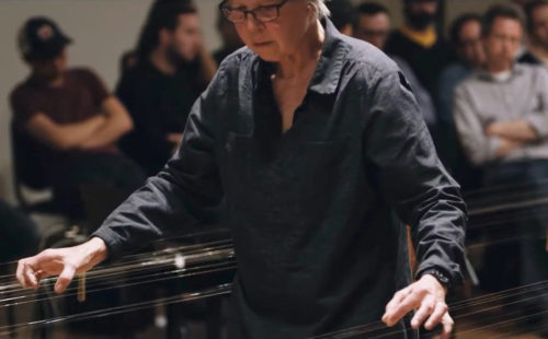 Watch Ellen Fullman play her long string instrument in this excerpt from Harbors