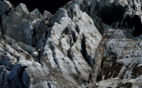 patten’s icy track ‘Cerulean’ mapped to glacier contours in Dan Holdsworth visual