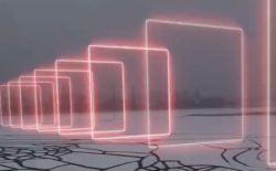 404.zero capture Saint Petersburg in lockdown with AR installation, Arrival