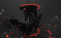 Ice_Eyes illuminate a petrified human assemblage in ‘Endless Clicks’
