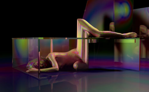 Dana Gingras, Marie Davidson and Sabrina Ratté create living sculpture in Jump Cut #2