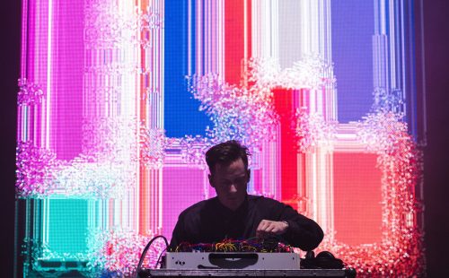 Heinali performs live from a bomb shelter in Lviv, Ukraine